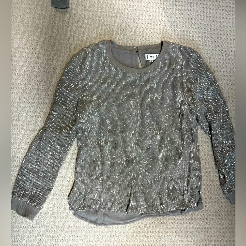 MLV rhinestone sweater